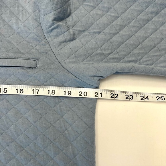 L.L.Bean Blue Lightweight Cotton Blend Quilted Zip Up Jacket Size M - Picture 13 of 17